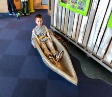 The National Museum of the American Indian's imagiNATIONS Activity Center is full of interactive activities for kids. Photo by the author