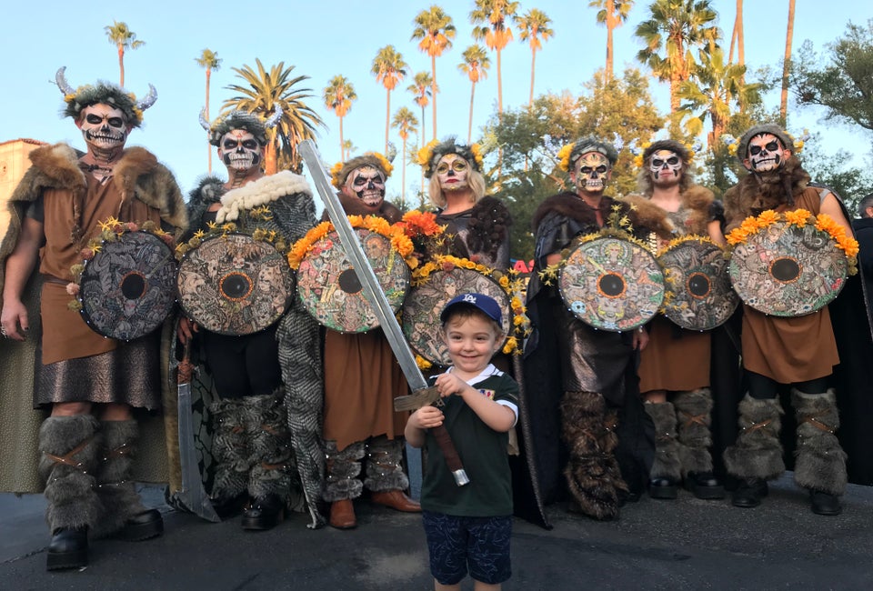 Walking in the footsteps of our ancestors at Hollywood Forever's celebration, photo by Laura Esposito