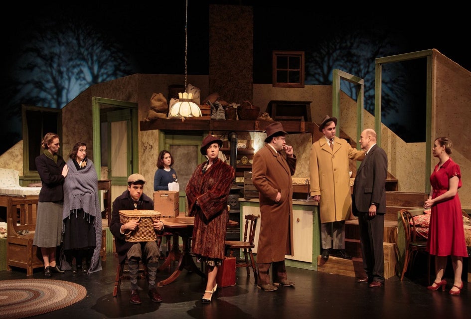 Watch the riveting life of Anne Frank come to life on the stage in this Main Street Theater production. Photo courtesy of RicOrnelProductions.