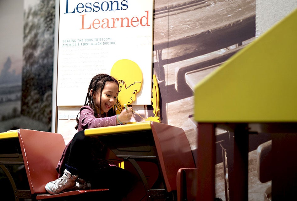 Immersive exhibits teach kids about historical movements at the DiMenna Children's History Museum.