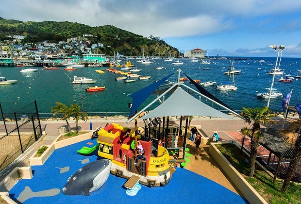 Best Things To Do with Kids on Catalina Island: Knabe Park playground