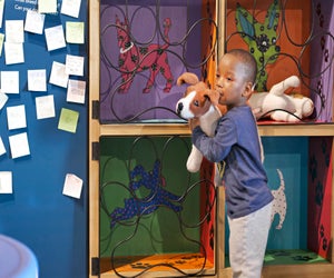 Dogs! Photo courtesy of Stepping Stones Children's Museum