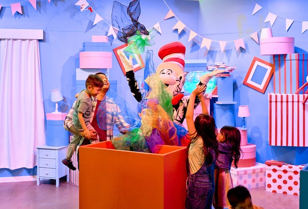 Dr. Seuss Experience: meet characters like The Cat in the Hat