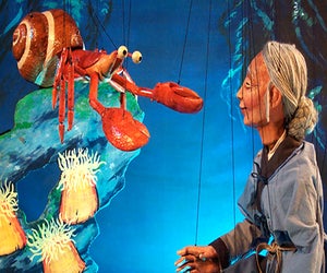 The Dragon King is an underwater fantasy based on Chinese folklore, Photo courtesy of the Tanglewood Marionettes