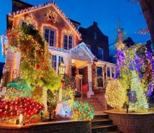 Enjoy the magic of Christmas in Dyker Heights as the neighborhood lights up for the festive season. Photo courtesy of Dyker Heights Lights