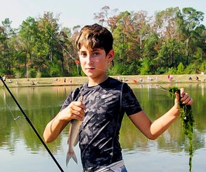 Kid Fish at Carl Barton, Jr. Park  photo courtesy of Conroe Parks and Recreation