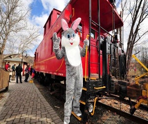 The Wilmington & Western Railroad's Easter Bunny Express offers a special treat for every kid. Photo courtesy of the railroad