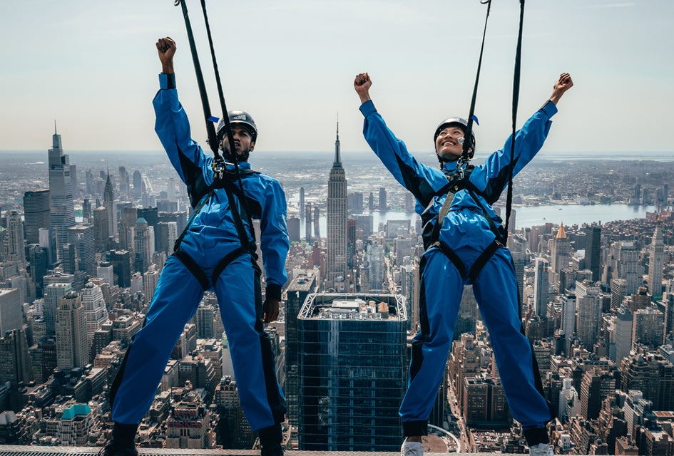Visitors ages 13+ can tackle City Climb, the highest outdoor skyscraper climbing course in the world, at Edge New York beginning Tuesday, November 9.