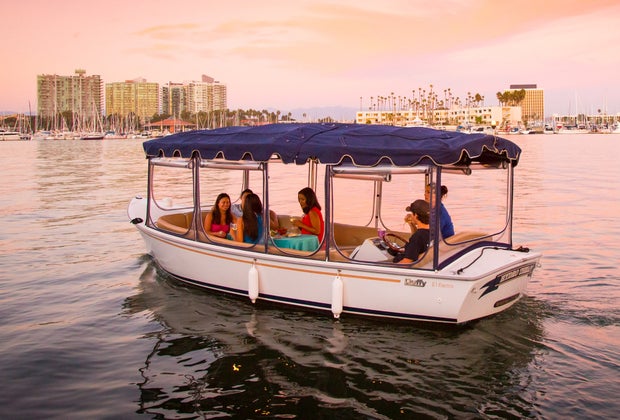 Party boat! Take a harbor tour and cruise Marina del Rey's harbor.