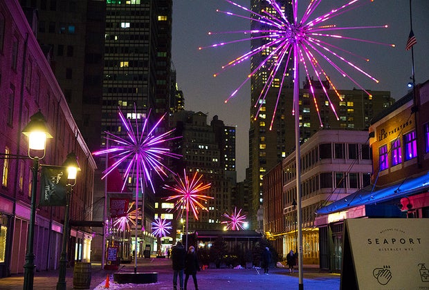 Electric Dandelion Public Art NYC