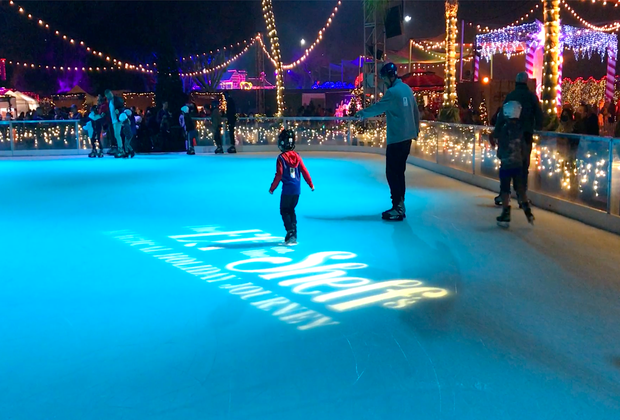 Elf on the Shelf Magical Journey at Fairplex in Pomona skating rink