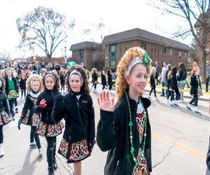 Cheer on the St. Patrick's Day Parade in Elmhurst. Photo courtesy of the parade organizers