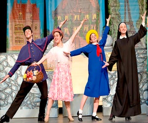 Madeline and Pepito take the stage in Madeline and The Bad Hat. Photo courtesy of the Emelin Theatre