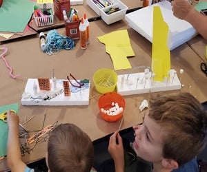 Spend a family day making art at Family Sundays at the Nassau County Museum of Art. Photo courtesy of the museum