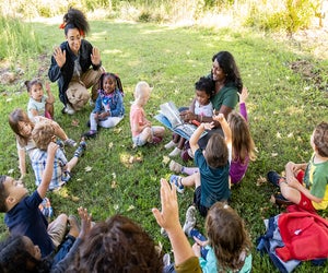 These schools make the most of kids' curiosity about nature. Photo by Polina Burman for Friends' Central School