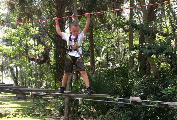 Seminole Aerial Adventures Visiting the Central Florida Zoo with Kids