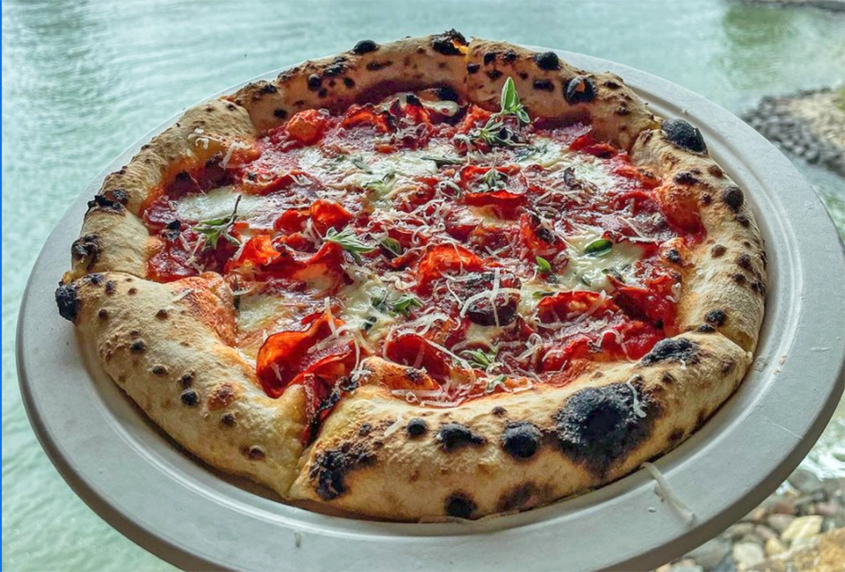 Head to Time Out Market for Fornino's delicious pizza and a lovely view of Manhattan from the Brooklyn waterfront. Photo courtesy of Fornino