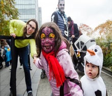 Hit The High Line in costume to celebrate all things creepy and crawly on Saturday, October 25. Photo by Liz Ligon/courtesy of The High Line