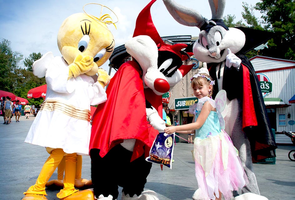 Enjoy kid-friendly thrills during the day at Six Flags Great Adventure's Fright Fest. Photo courtesy of Six Flags