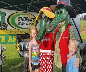 Families can indulge in a healthy dose of all things gator all weekend long during Gatorfest. Photo courtesy of Texas Gatorfest. 