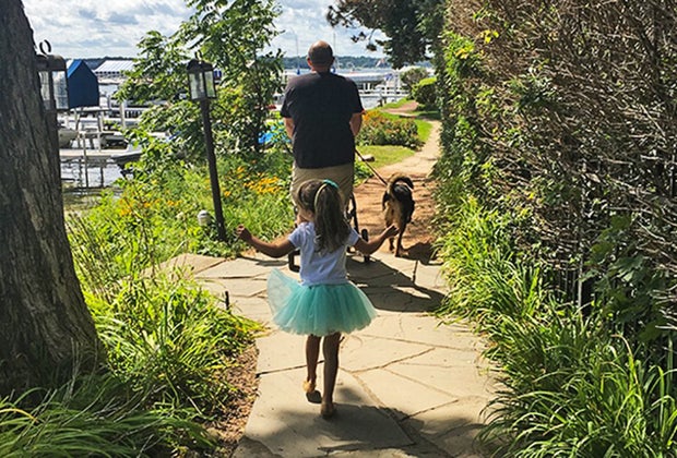 The Geneva Lake Lakeshore Path has paved and unpaved portions on its 26 miles of walking path.