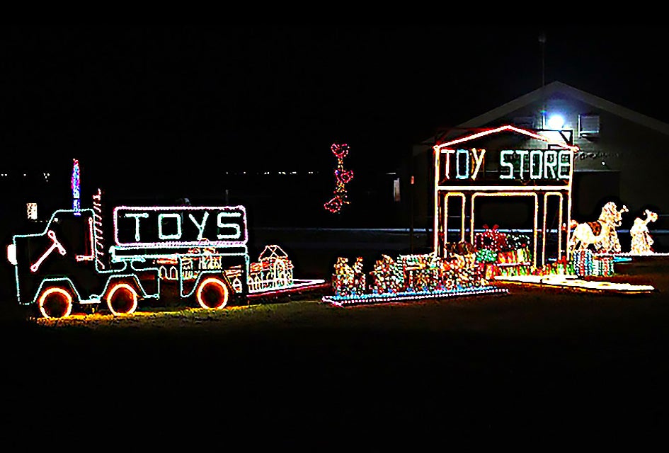 Thrill to the Girl Scouts Of Suffolk County's Holiday Light Show. Photo courtesy of Mass Mutual of Greater Long Island