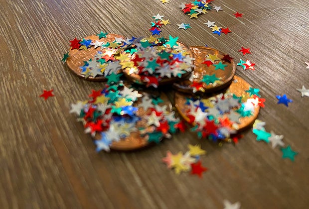 Creative Tooth Fairy Ideas Kids Love: Glitter Coins Tooth Fairy ideas