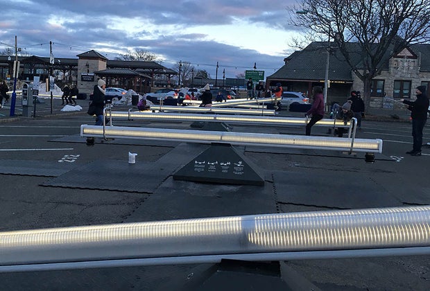 Glo Downtown Westfield seesaws