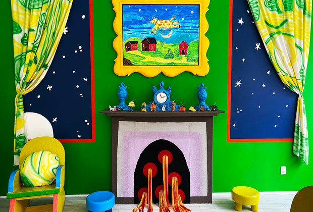 The Great Green Room at Goodnight House