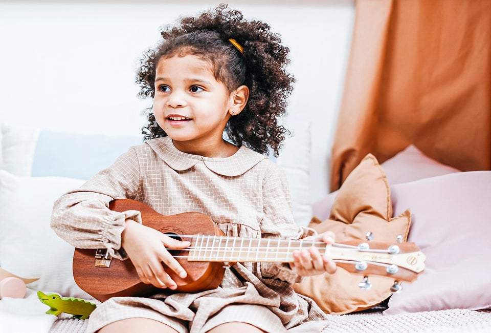 Music lessons for kids are engaging, stimulating, and fun! Photo courtesy of Groovy Baby Music