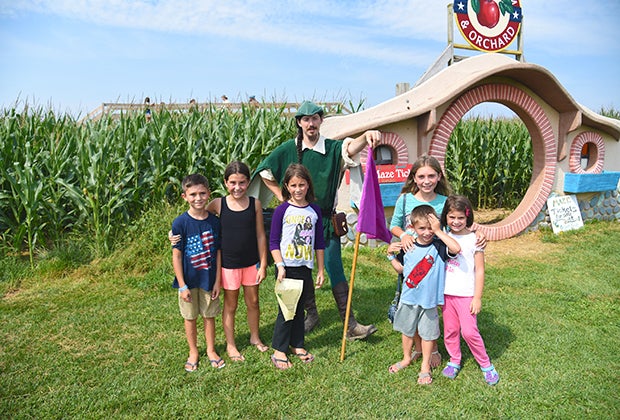 Corn maze on Long Island Robin Hood Corn Maze