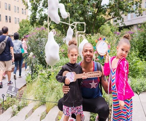 Explore how our voices can make a difference at the High Line's Sing! Family Fest. Photo courtesy of the High Line