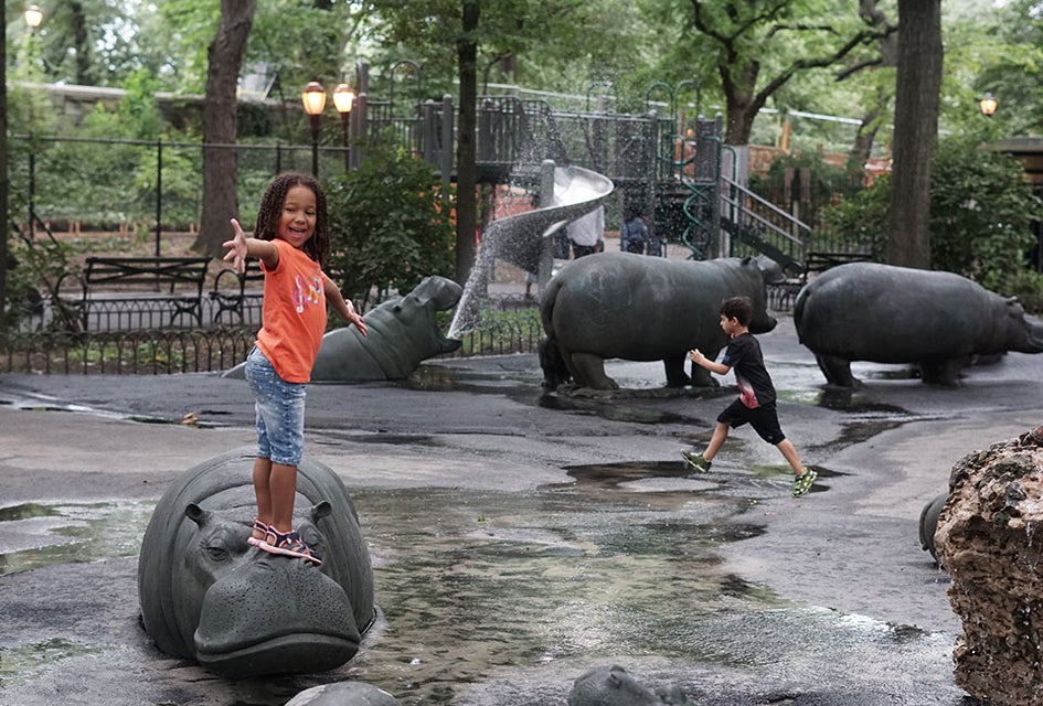 Hippo Playground is Riverside Park's top destination when it comes to playtime. Photo by Jody Mercier