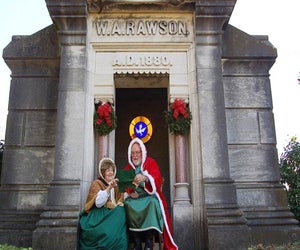Explore some of Oakland’s magnificent mausoleums on the Holiday Tour of Eternal Homes. Photo courtesy of the Historic Oakland Foundation