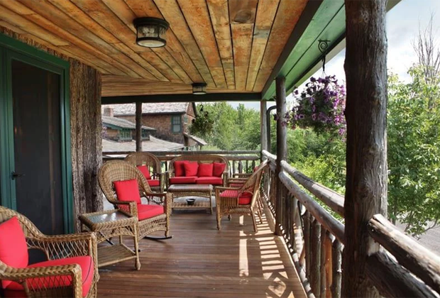 Hotel Mountain Brook's beautiful porch