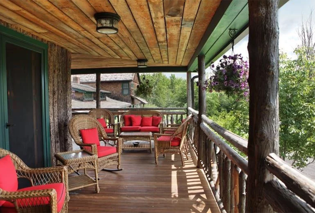 Hotel Mountain Brook's beautiful porch