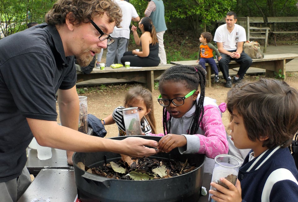 Earth Day Compost Demo photo courtesy of the Houston Arboretum & Nature Center