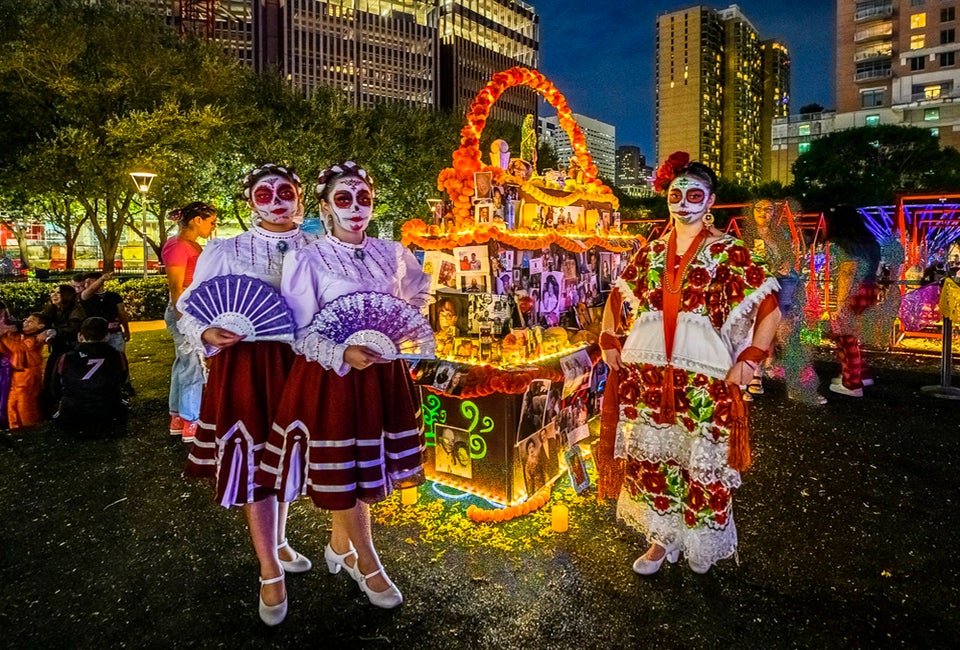 Día de los Muertos at Discovery Green. Event photo courtesy of the Discovery Green