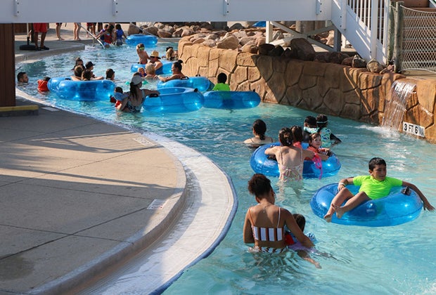 12 Pools with Lazy Rivers in Houston Pirates Bay Baytown