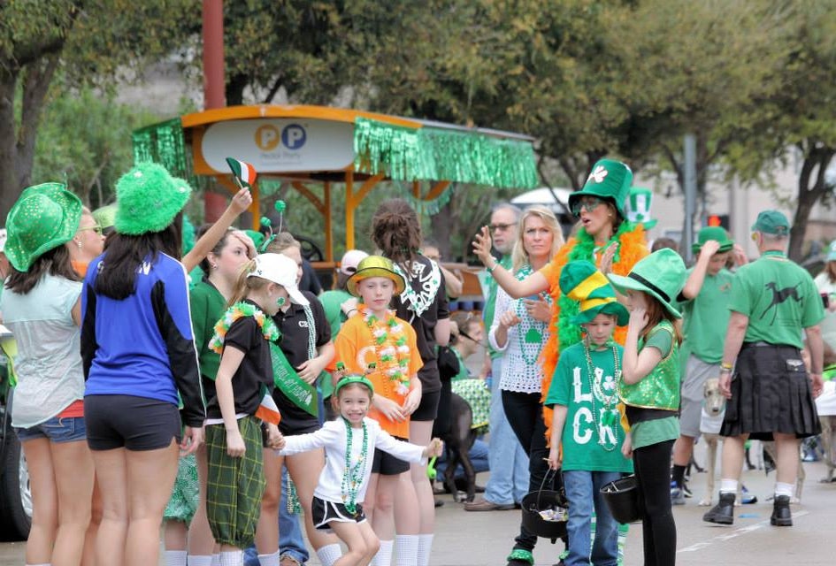 Don your green and get ready to cheer at the 61st Annual Houston St. Patrick's Day Parade. Photo courtesy of Houston St. Patrick's Day Parade Committee.