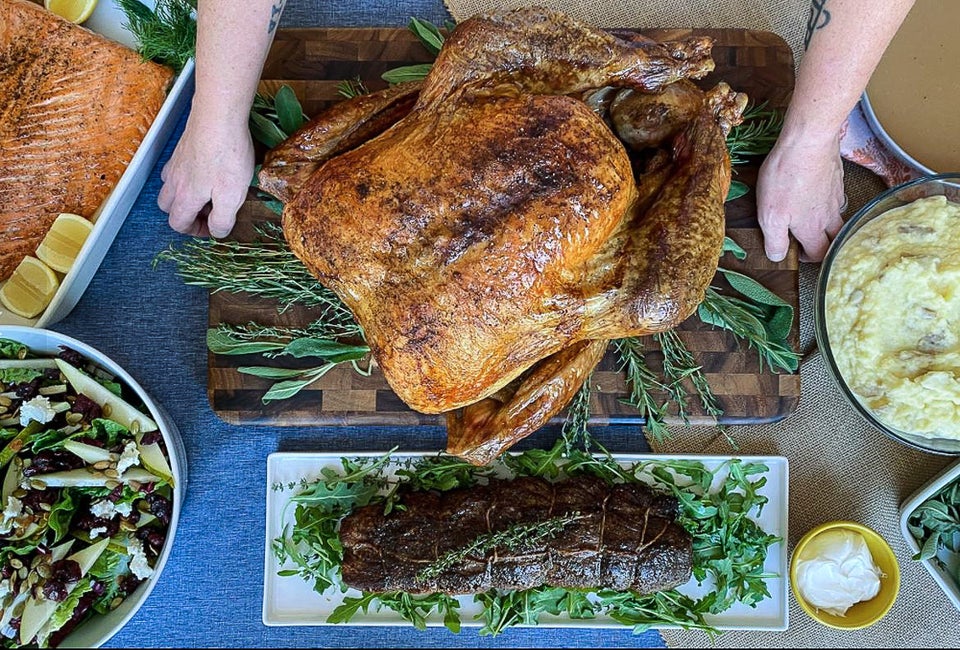 Dine in or take out some of the best turkey in Tinseltown. Photo courtesy of the Huckleberry Cafe