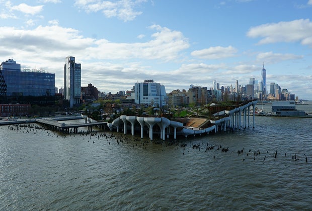 Hudson River Park with kids