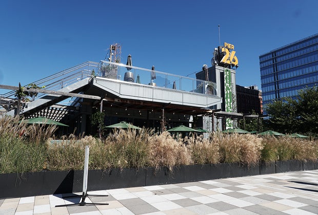 City Vineyard sits at the edge of Pier 26