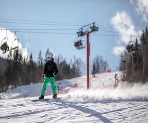 Gear-up and hit the slopes at Hunter. It's an easy a day trip from NYC! Photo courtesy of the resort
