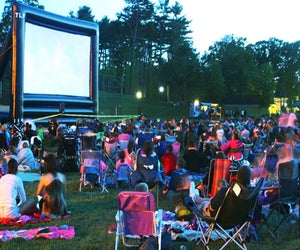 Grab a lawn chair and enjoy a classic at the Town of Huntington's Movies on the Lawn.