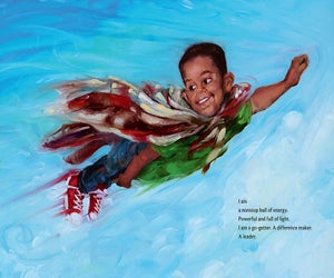 Hear a reading of 'I am Every Good Thing,' by Derrick Barnes at Princeton's MLK celebration. Photo courtesy of Derrick Barnes and Gordon C. James/Penguin Young Readers