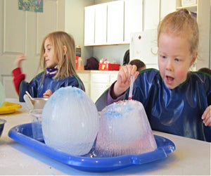 Chill out with some Icy Investigations at the Discovery Museum. Photo courtesy of the museum