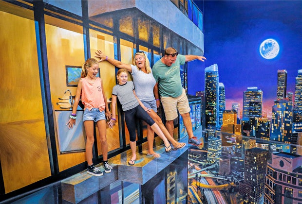 Now open is the Museum of Illusion in Los Angeles 