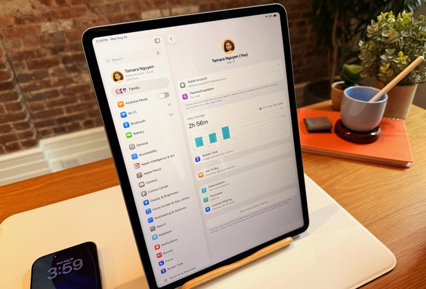 ipad set up with Screen Time, your parental control hub for apple products