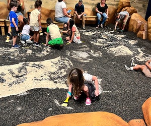 The first weekend of each month is free for Bank of America cardholders at the Orlando Science Center. Photo by author